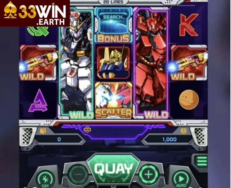 Gundam Slot – Nổ hũ hấp dẫn tại 33win 2025 4 Thủ thuật chơi dễ trúng trong game Gundam Slot