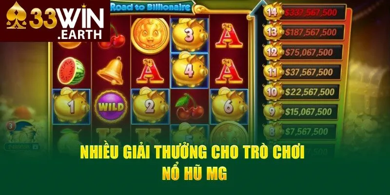 Nổ Hũ MG – Quay Hũ Hấp Dẫn, Thưởng Thắng Lớn 2025 3 Nhiều giải thưởng cho trò chơi Nổ hũ MG