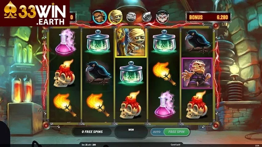 Hướng dẫn chơi Wild monster slot