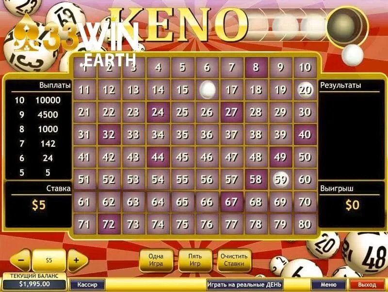 Keno 33Win Mẹo Chơi Chi Tiết Như Cao Thủ Cho Anh Em 4 Bắt đầu chơi Keno với những cửa cược đơn giản